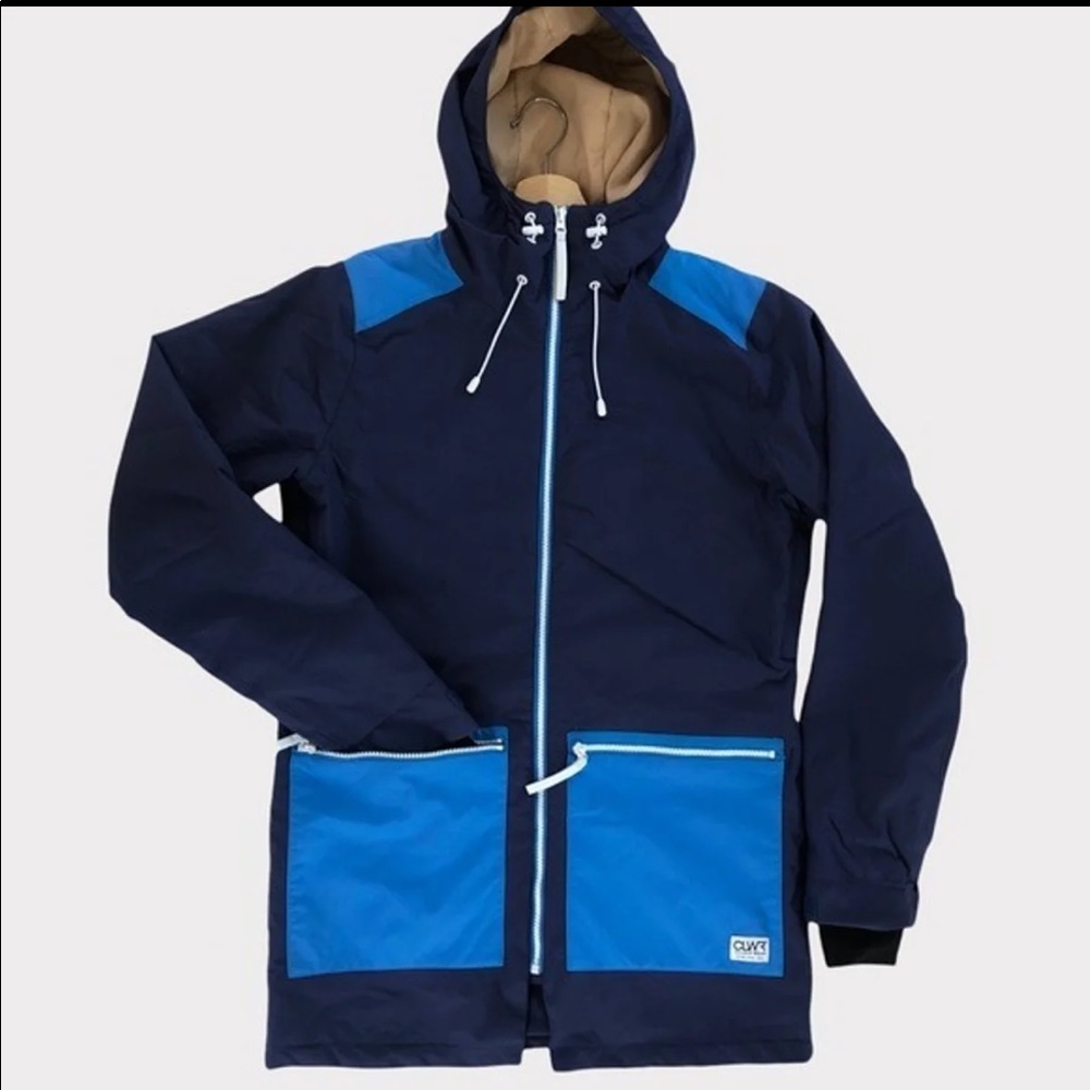 Colour Wear Blue Colorblock Ski/ Snowboard Jacket